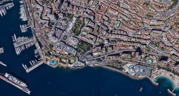 Most Expensive City Monaco Monte Carlo Noon Height — Stock Photo, Image