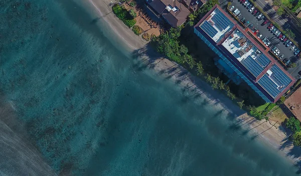 Küste von lahaina hawaii usa, Vogelperspektive in 3D — Stockfoto