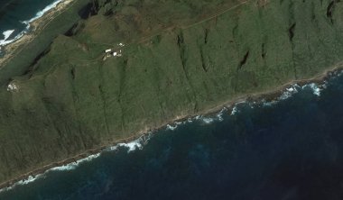 Pasifik okyanusu, Honolulu Hawaii Amerika Birleşik Devletleri drone yüksekliği ile