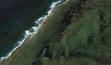 Pasifik okyanusu, Honolulu Hawaii Amerika Birleşik Devletleri drone yüksekliği ile