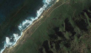 Pasifik okyanusu, Honolulu Hawaii Amerika Birleşik Devletleri drone yüksekliği ile