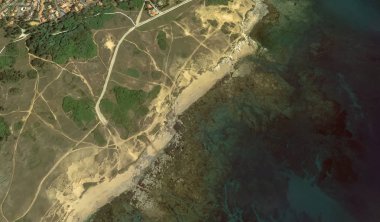 bir kuş bakışı Bretigny-sur-Orge sahil, sokaklar ve altyapı 2019