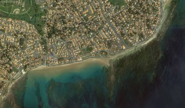 bir kuş bakışı Bretigny-sur-Orge sahil, sokaklar ve altyapı 2019