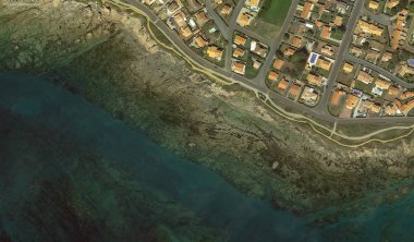 bir kuş bakışı Bretigny-sur-Orge sahil, sokaklar ve altyapı 2019