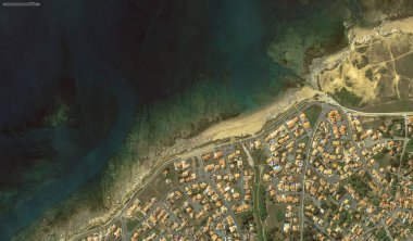 bir kuş bakışı Bretigny-sur-Orge sahil, sokaklar ve altyapı 2019