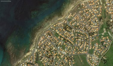 bir kuş bakışı Bretigny-sur-Orge sahil, sokaklar ve altyapı 2019