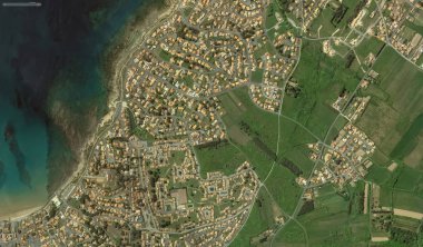 bir kuş bakışı Bretigny-sur-Orge sahil, sokaklar ve altyapı 2019