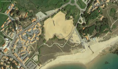 bir kuş bakışı Bretigny-sur-Orge sahil, sokaklar ve altyapı 2019