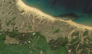 bir kuş bakışı Bretigny-sur-Orge sahil, sokaklar ve altyapı 2019