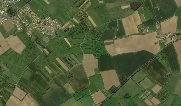 bir kuş bakışı Bretigny-sur-Orge sahil, sokaklar ve altyapı 2019