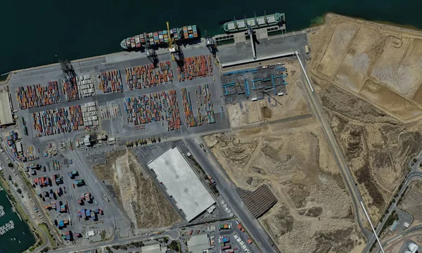 Porto de carga de Adelaide, Austrália, no Golfo de São Vicente — Fotografia de Stock