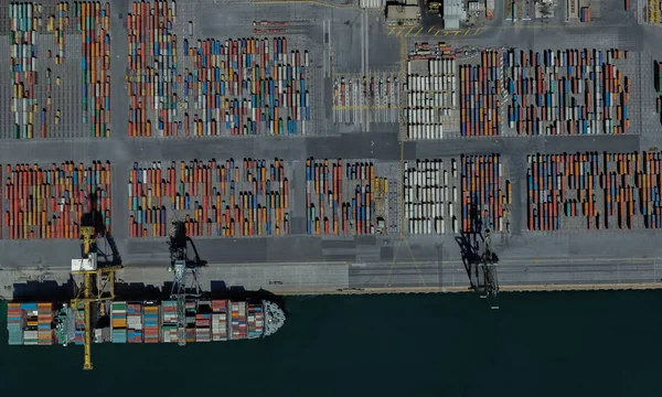 Porto de carga de Adelaide, Austrália, no Golfo de São Vicente — Fotografia de Stock