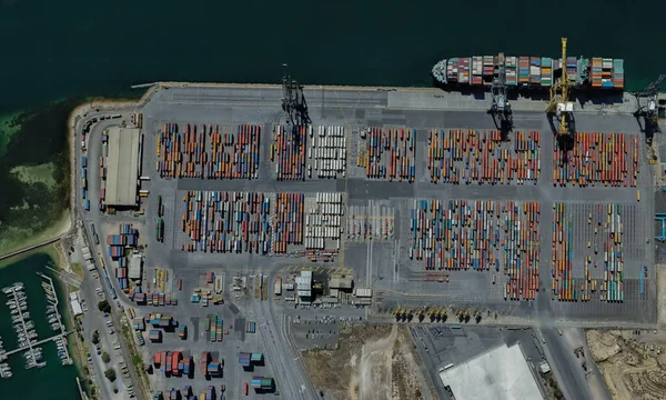 Puerto de carga de Adelaida, Australia, en el Golfo de San Vicente — Foto de Stock