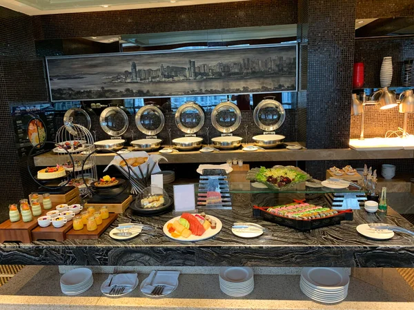 Desayuno Del Hotel Los Hoteles Con Sede Asia Impresionante Aquí — Foto de Stock