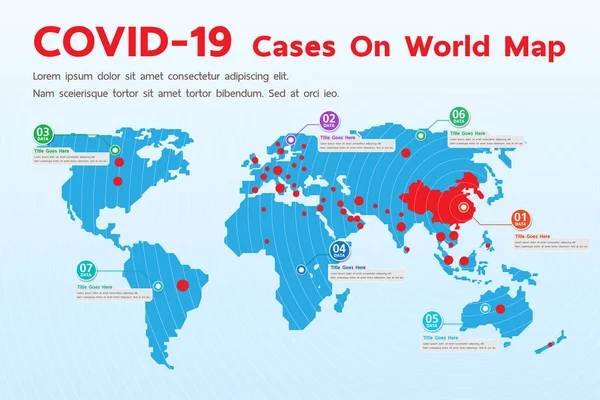 Covid-19, Covid 19 haritası dünya çapında vaka olduğunu doğruladı. Coronavirus hastalığı 2019 dünya çapında durum güncellemesi. Haritalar koronavirüsün nerede yayıldığını gösteriyor, beyaz arkaplanda grafik