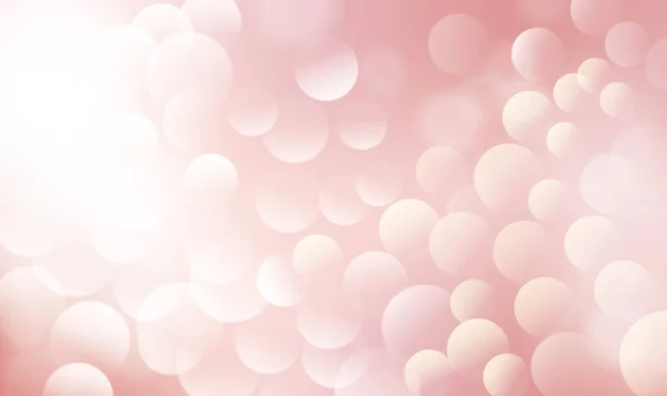 Pembe bokeh arka plan. Sosyal medya reklamları için duvar kağıdı. Romantik tarz. Sevgililer ve kadınlar günü konsepti. Vektör