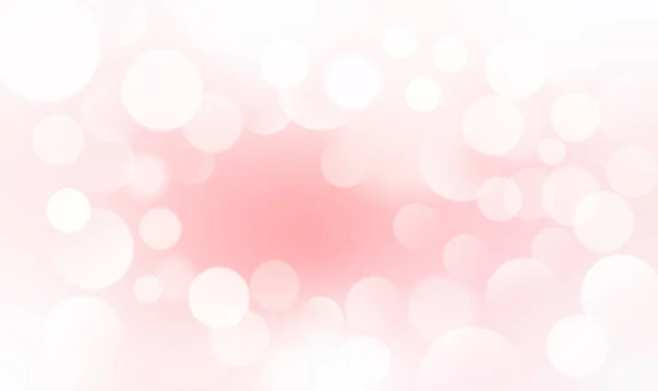 Rózsaszín Bokeh Háttér Tapéta Banner Közösségi Média Reklám Romantikus Stílus — Stock Vector