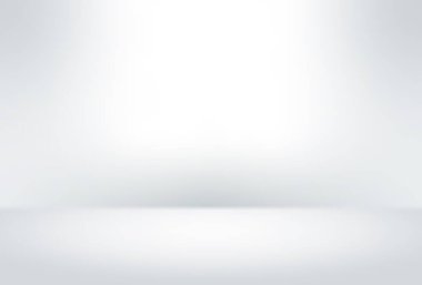 Gri ve beyaz arka plan. Soyut gümüş arka plan. Boş oda stüdyosu gradyanı kullanılan web tasarım şablonları, noel, sevgililer günü, ürün stüdyo odası ve düz gradyan renkle iş raporu - Vektör