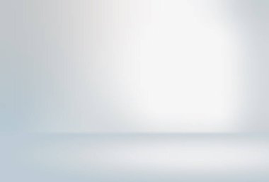 Gri ve beyaz arka plan. Soyut gümüş arka plan. Boş oda stüdyosu gradyanı kullanılan web tasarım şablonları, noel, sevgililer günü, ürün stüdyo odası ve düz gradyan renkle iş raporu - Vektör
