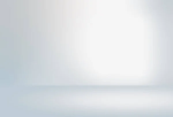 Сірий Білий Фон Абстрактний Срібний Фон Порожня Кімната Студійний Градієнт — стоковий вектор