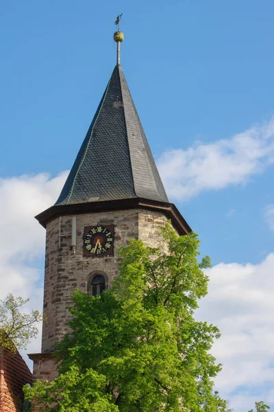 Kirche Der Stadt Hildburghausen Thüringen — Stockfoto