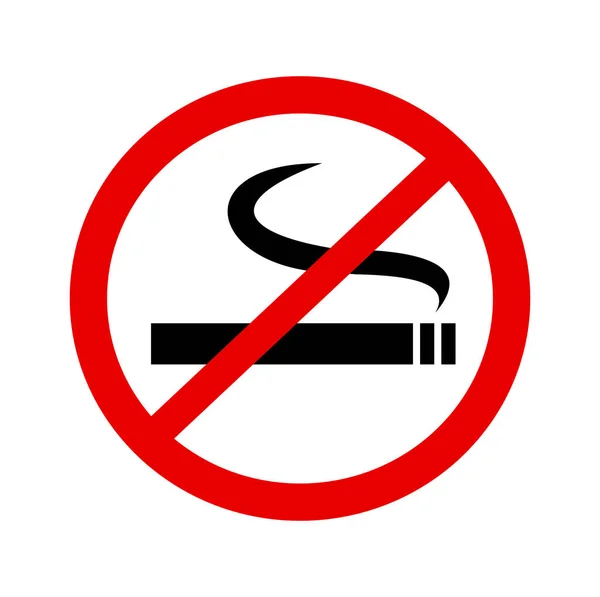 Немає Знаку Куріння Ілюстрація Стокова Картинка