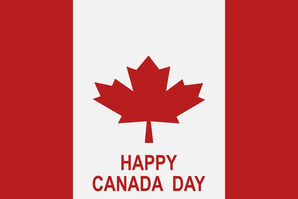 Иллюстрация Happy Canada Day — стоковое фото