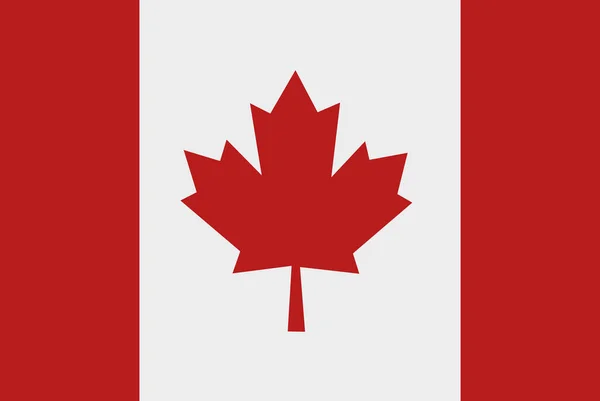カナダのイラストの旗 — ストック写真