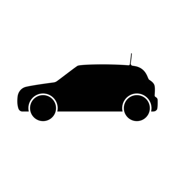 Voiture Profil Carrosserie Hayon Illustration Transport Passagers Concessionnaires Automobiles Icône — Image vectorielle