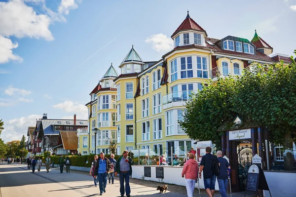 Bansin Alemania Septiembre 2019 Paseo Marítimo Bansin Isla Usedom —  Fotos de Stock