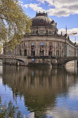 Berlin, Almanya - 26 Nisan 2020 Berlin Müzesi Adası 'ndaki Bode Müzesi' ne bakın..