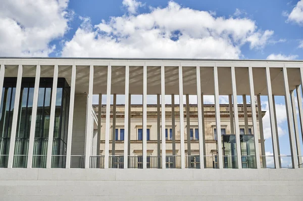 Berlim Alemanha Abril 2020 Moderna Área Entrada Museu Ilha Centro — Fotografia de Stock