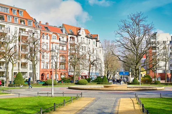 Berlin Allemagne Février 2020 Vue Sur Une Place Historique Berlin — Photo