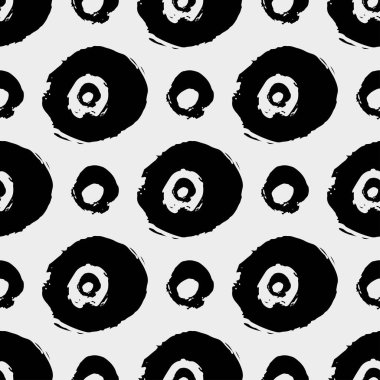 Fırça darbesi şekilli kusursuz vektör deseni.