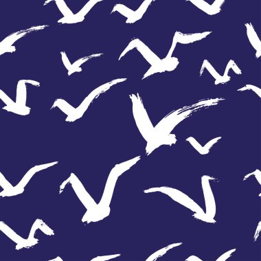 Kuşlarla kusursuz el çizimi..