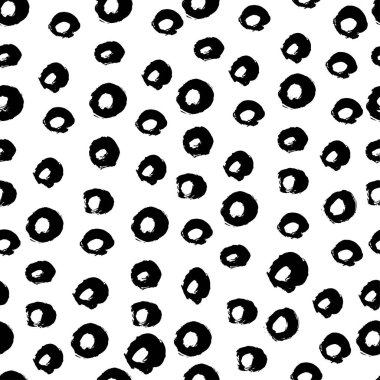 Fırça darbeleriyle kusursuz vektör deseni.