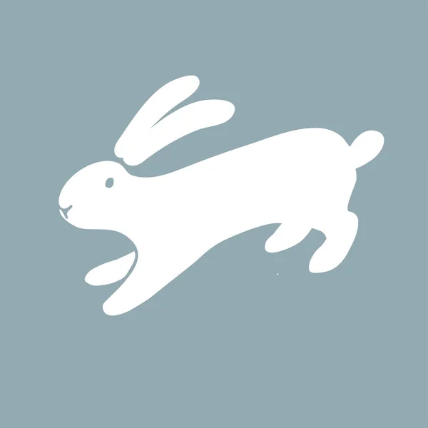 Vektör tavşan simgesi. — Stok Vektör
