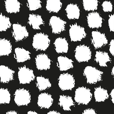 Fırça darbeleriyle kusursuz vektör deseni.