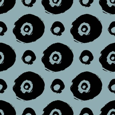 Fırça darbesi şekilli kusursuz vektör deseni.