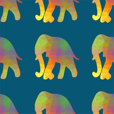 Yaşlılarla kusursuz vektör fırça deseni.