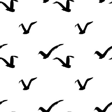 Kuşlarla kusursuz el çizimi..