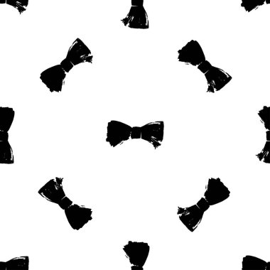 Fiyonklu kusursuz el çizimi desen.