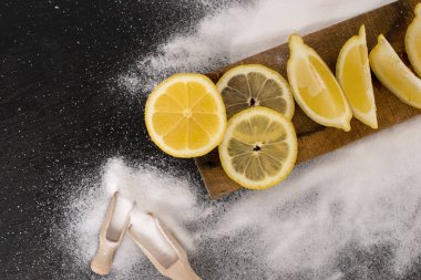 pişirme soda (sodyum bikarbonat) ve limon