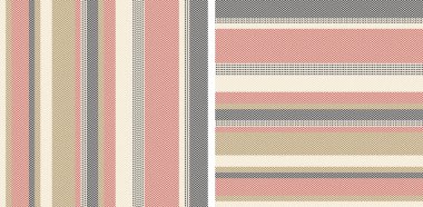 Çizgili desen hazır. Herringbone siyah, altın, kırmızı desenli çizgili sonbahar ve yaz elbisesi, pantolon, şort, etek ve diğer modern moda ve ev yapımı tekstil..