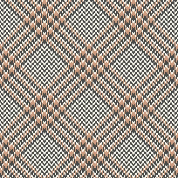 Vector Patrón Abstracto Gris Beige Blanco Perros Sin Costuras Diente — Vector de stock