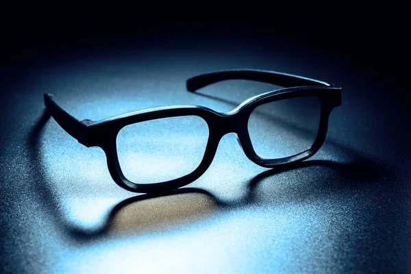 Object design glasses for watching movies. Attributes for cinema. — Stock Photo, Image