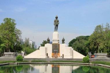 Kral Rama VI anıt Lunpini Park, Bangkok, Tayland
