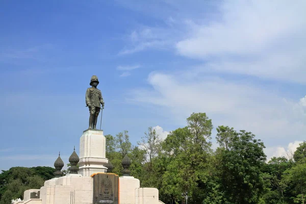 Kral Rama Anıt Lunpini Park Bangkok Tayland — Stok fotoğraf