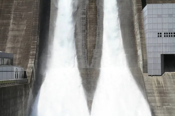 Wydzielina Miyagase Dam Tanzawa Kanagawa Japonia — Zdjęcie stockowe