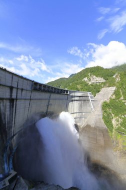 Kurobe baraj: Toyama, Japan deşarj